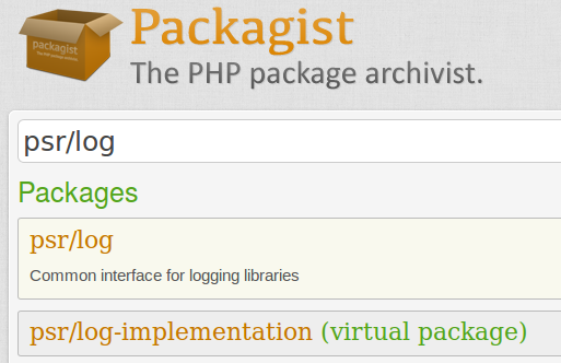 Virtual packages on Packagist